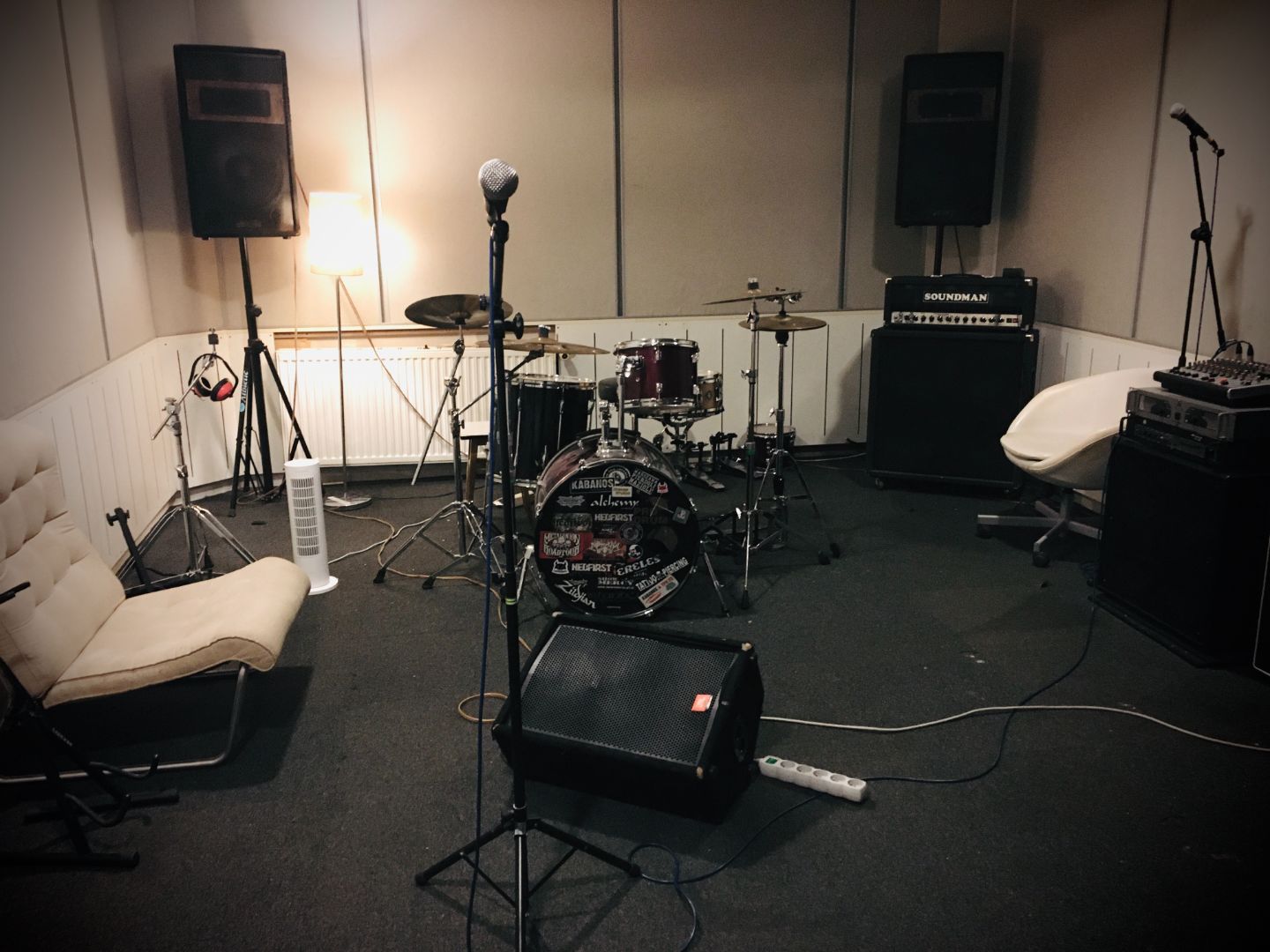 Studio nagrań i sala prób u Dudzika – zdjęcie sali prób 4, Warszawa, Mokotów