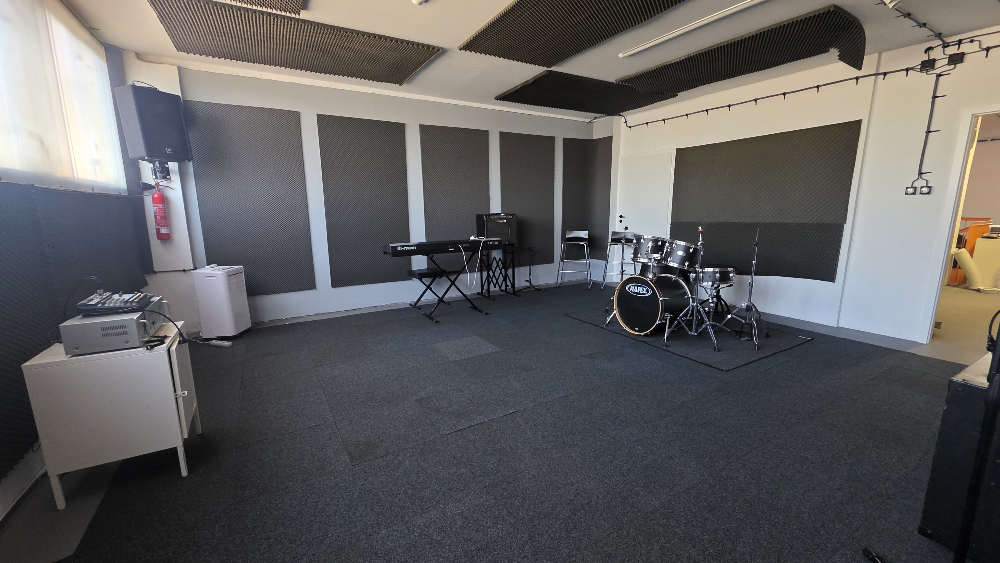 Sala Czerwona w Nexus Studio – sala prób Warszawa, Wola